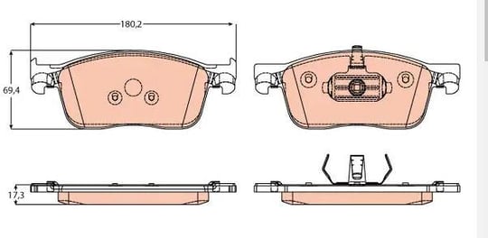 DISK BALATA PEUGEOT EXPERT ON 2016- GDB2169