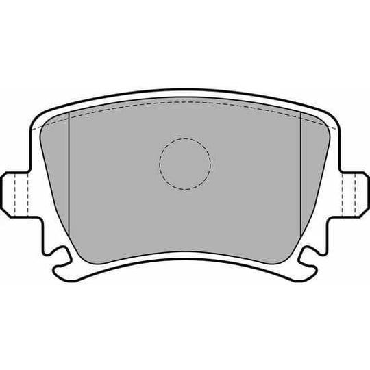 DISK BALATA VW-CADDY ARKA TOURAN/AUDI-QUATRO/SEAT/SKODA GDB1551 AUDI-A3-4-6 VW AR GDB1622
