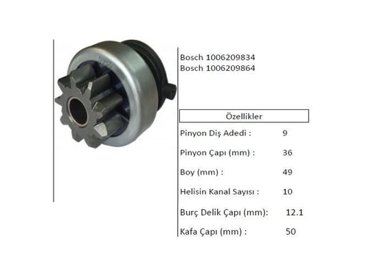 DUCATO JUMPER BOXER TRANSIT MARŞ DİŞLİSİ