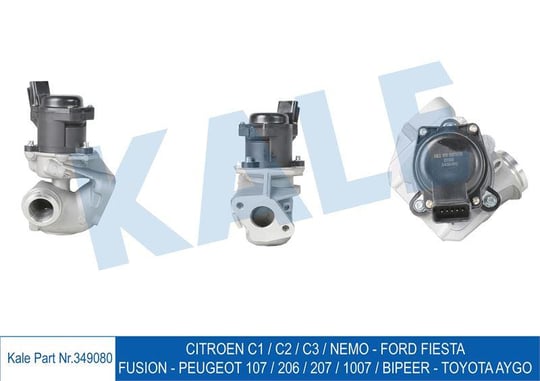 EGR VALFI 206 207 BIPPER C1 C2 C3 1.4 HDI 8V DV4 EURO4 