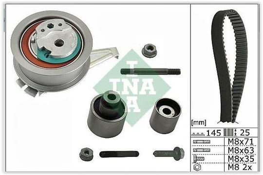 EKSANTRİK GERGİ KİTİ 145×25 CADDY IV GOLF VI VII JETTA IV PASSAT POLO A1 A3 A4 Q3 LEON 1.6 2.TDİ