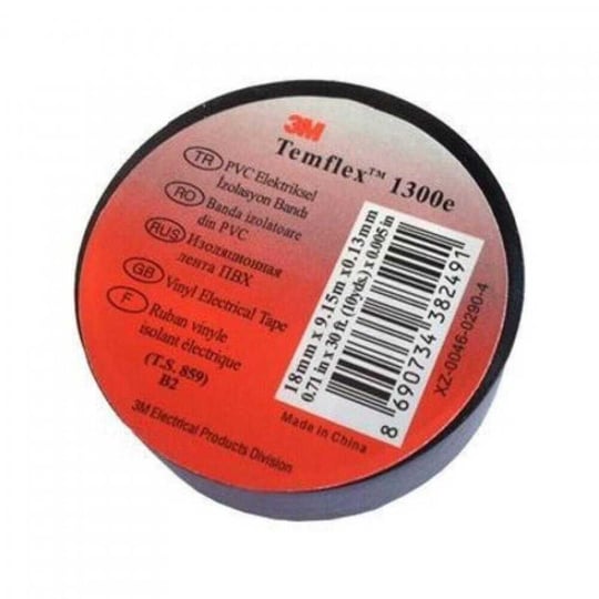 3M BANT TEMFLEX SIYAH IZOLEBANT 19mm
