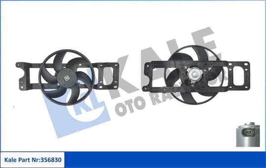 FAN GRUBU DACIA LOGAN SOLENZA - RENAULT LOGAN I FA N + MOTOR + DAVLUMBAZ