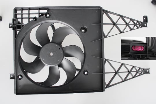 FAN MOTORU DAVLUMBAZLI GOLF IV 1.4İ 1.6İ BORA SEAT SKODA 03> (REZİSTANSLI ve KABLOLU)