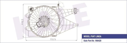 FAN MOTORU LİNEA 1.6 JTD (AC) DAVLUMBAZLI