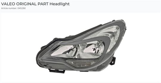 FAR SOL OPEL/VAUXHALL CORSA D 2011/04