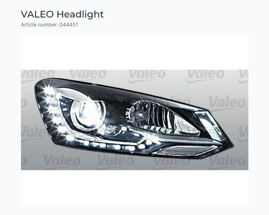 FAR SOL XENON BİFUNCTİON VOLKSWAGEN POLO VI 2010/1