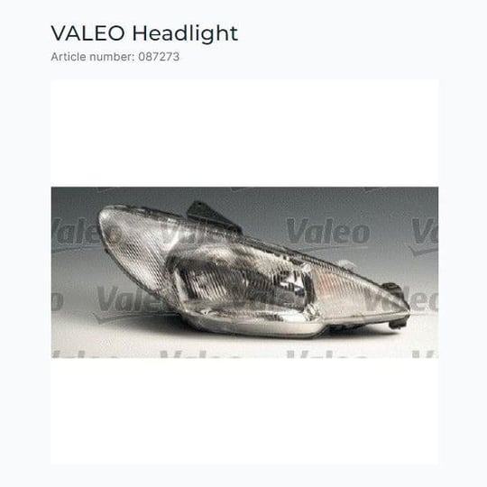 FAR+SİNYAL E H4 SOL PEUGEOT 206 9/98-06/03