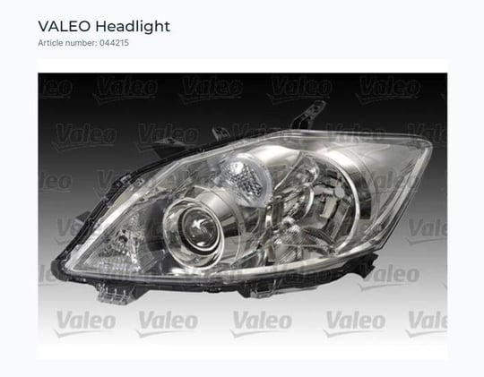 FAR+SİNYAL SOL TOYOTA AURİS RS 2010/03-