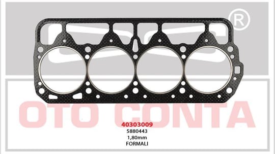 FİAT MURAT 1600 SİLİNDİR KAPAK CONTASI 1.80MM FORMALI 131 A1.000
