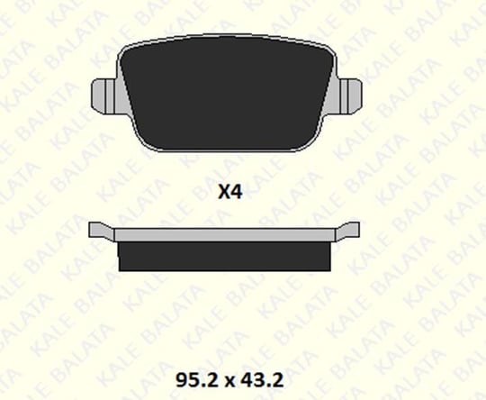 FREN BALATASI ARKA FORD FOCUS II FOCUS I GALAXY KUGA I MONDEO IV S-MAX 24537 157 24 MSH KD11 2453715724MSHKD11