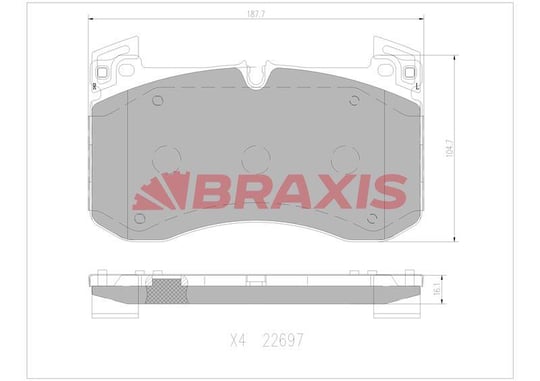 FREN BALATASI ARKA GLE-CLASS V167 18> G-CLASS W463 18>