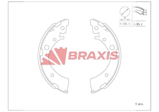FREN BALATASI ARKA KAMPANA CIVIC V 91-95 CIVIC VI 95-01 CIVIC VII 01-05 HR-V 98-> LOGO 99-02 (200×36)