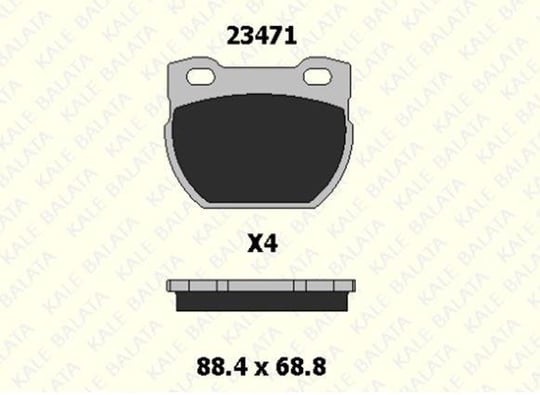 FREN BALATASI ARKA LAND ROVER DEFENDER 110-2.5 90 TDİ 23471 150 04 ANS KD13