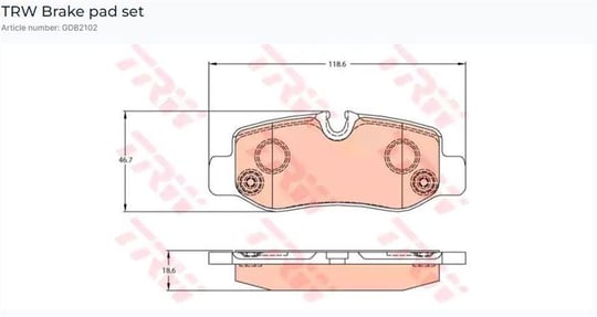 FREN BALATASI ARKA MERCEDES VITO W447 14>