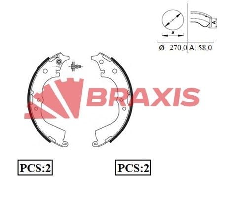 FREN BALATASI ARKA PABUC HILUX 4X2 90>97