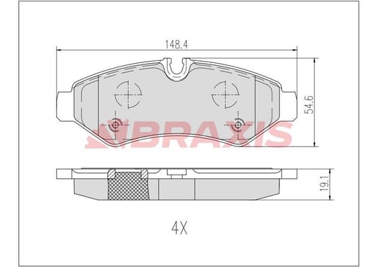 FREN BALATASI ARKA SPRINTER 907 910 211 214 311 314 316 319 414 416 419CDI 18>