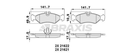 FREN BALATASI ARKA SPRINTER 96>06 LT 28 35 46 96>06