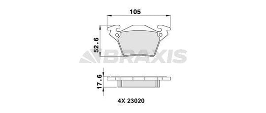 FREN BALATASI ARKA V-CLASS 638/2 96>03 VITO 638 96>03