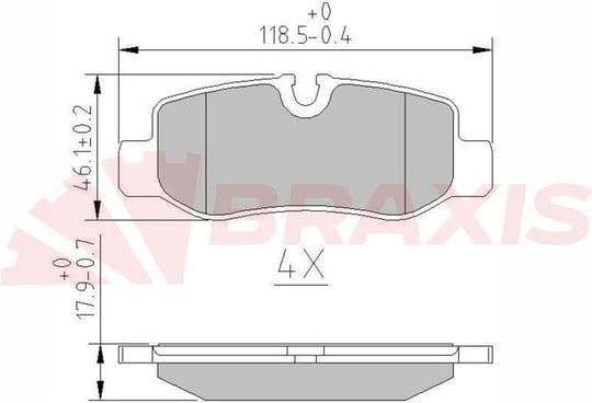 FREN BALATASI ARKA V-CLASS W447 14> VITO W447 14>