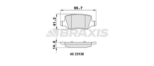 FREN BALATASI ARKA W168 97>04 W169 04>12 W245 08>11 VANEO 414 02>05