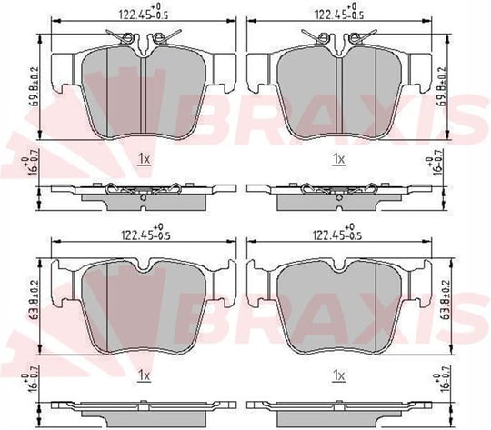 FREN BALATASI ARKA X253 15>19 W205 15>18 S205 15>18 C253 16>19