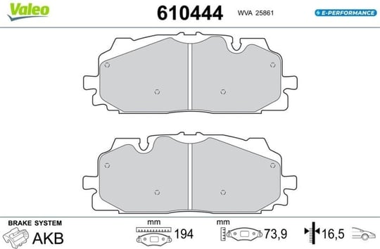 FREN BALATASI EV AUDI A4 B9 FR