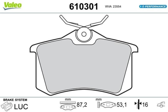 FREN BALATASI EV RENAULT SCENIC IV RR GDB1439