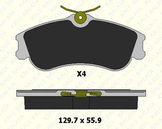 FREN BALATASI ÖN CITROEN XSARA BERLİNGO PICASSO 23346 193 24 ANS KD13