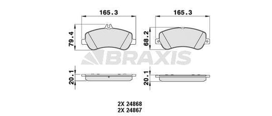 FREN BALATASI ON GLK-CLASS X204 09>15