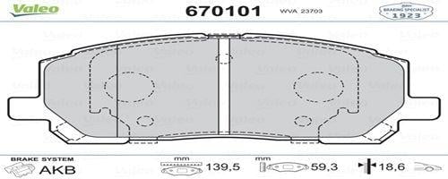 FREN BALATASI ÖN LEXUS RX 300 3.0 98>03-RX 350