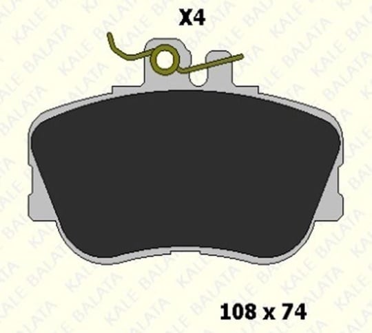 FREN BALATASI ÖN MERCEDES C SERI (W202) SW (S202) SHİMLİ 21439 203 24 MSH KD11