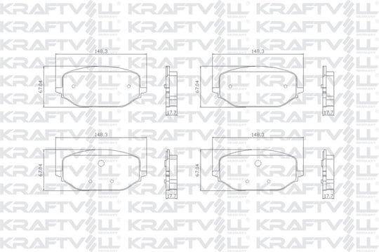 FREN BALATASI ON (PREMIUM) CITROEN BERLINGO III - C5 III X / DS DS 4 II- DS 7 / FIAT DOBLO 23>/ OPEL