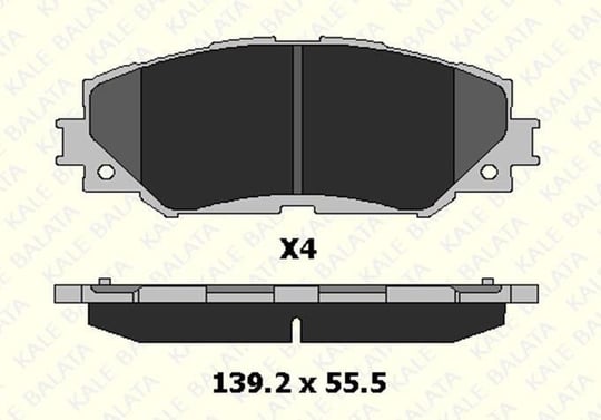 FREN BALATASI ÖN TOYOTA AURIS COROLLA RAV4 III IV URBAN VERSO YARIS 24336 175 04 ANS KD13 2433617504ANSKD13