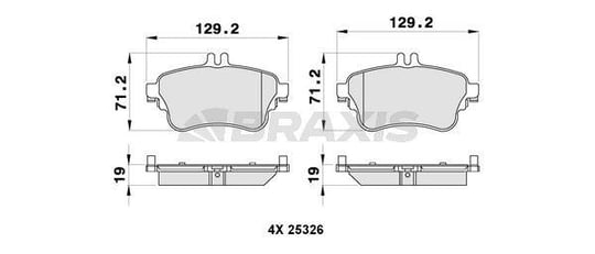 FREN BALATASI ON W176 12>18 W246 11>18 C117 13>19