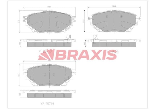 FREN DISK BALATA ON / ARKA UZUN SASE 8LI MITSUBISHI FUSO CANTER FE859 12> EURO5 TFB75 TFB85 TEMSA PRESTIJ 10>