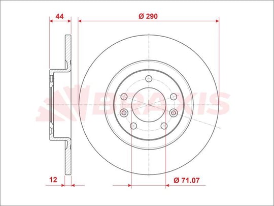 FREN DISKI ARKA 508 10> DUZ 289.7mm