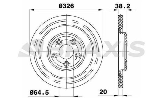 FREN DISKI ARKA AGUAR XF XJ XK 08>