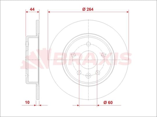 FREN DISKI ARKA ASTRA K 15 > 264mm