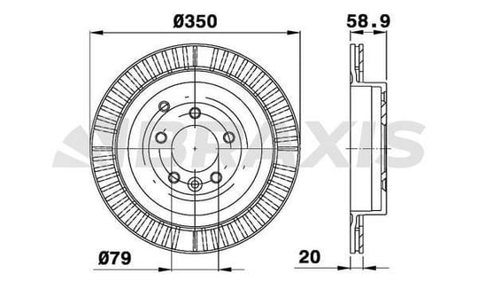 FREN DISKI ARKA DISCOVERY 3 05-09 DISCOVERY 4 10-16 RANGE ROVER SPORT 10-13 3.0-4.4
