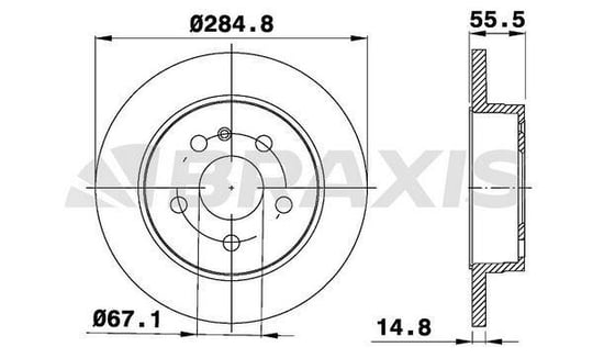 FREN DISKI ARKA ML-CLASS W163 98>05