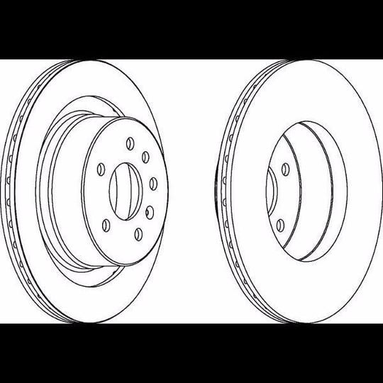 FREN DİSKİ ARKA SAAB 9-5 YS3E 