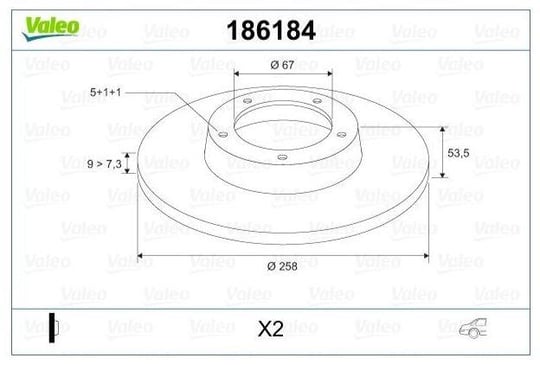 FREN DİSKİ ARKA TAKIM MB W201 TÜM MODELLER 89-92,
