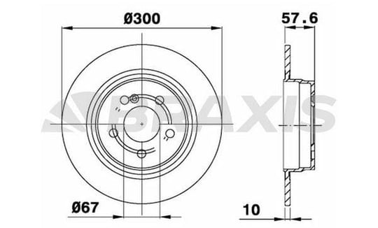 FREN DISKI ARKA W204 08>14 S204 09>14 C204 11> C207 09>16 A207 10>16
