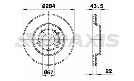FREN DISKI ON 190 W201 88>93 C124 87>92 A124 93>98 S124 88>93 W124 88>93 R107 86>89