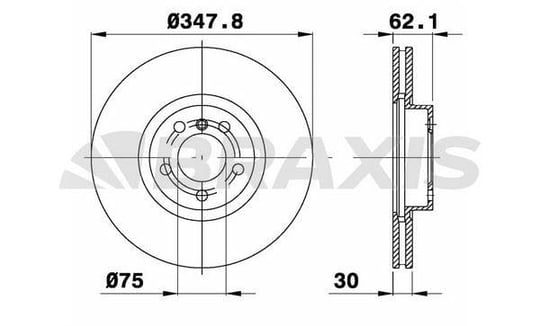 FREN DISKI ON (348mm) BMW  X5 E70  X6 E71