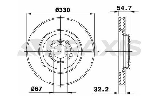 FREN DISKI ON 4-matic W166 15>19 C292 15>19 W251 06>12