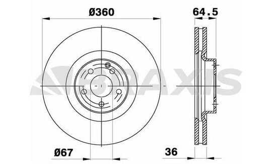 FREN DISKI ON C219 05>10 W211 02>08 W221 11>13 C216 11>13 R230 03>12 R172 12>