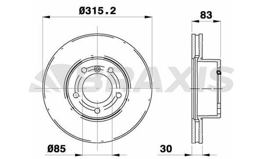 FREN DISKI ON G-CLASS W460 79>93 W461 93>00 W463 01>