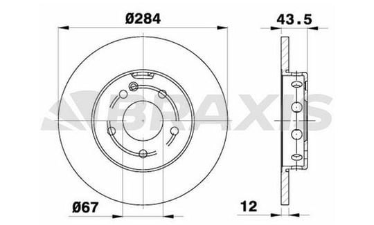 FREN DISKI ON (HAVALANDIRMASIZ) C-CLASS W202 93>00